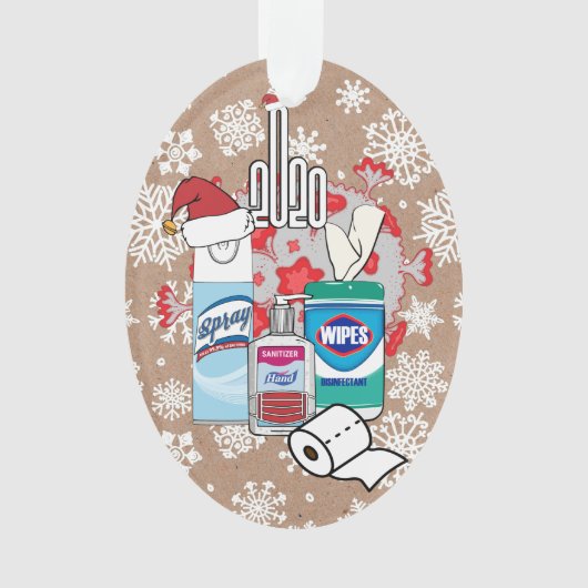 2020 Vakanestische kerstboom Ornament (voorkant)