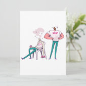 2020 versus 2021 grappig kaart (Staand voorkant)