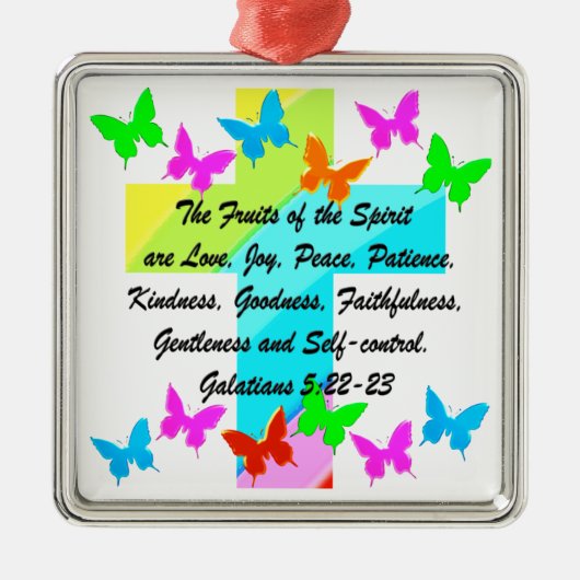 2020 Vierkant Metalen Ornament (Voorkant)