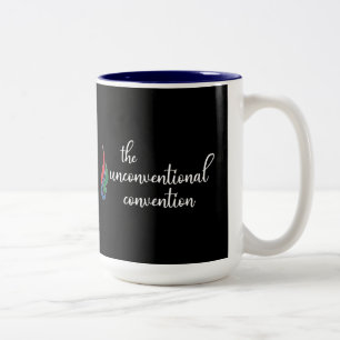 2020 Virtual Convention-Mok - Groot (15 Ounces) Tweekleurige Koffiemok