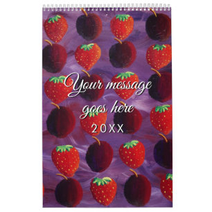 2020 Voedsel Kunst van Julie Nicholls Kalender