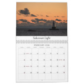 2020 Vuurtoren van New England Maandelijkse Agenda Kalender (Feb 2026)