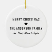 2020 werd opgehaald | Funny 2020 Dumpster Fire Keramisch Ornament (Achterkant)