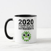 2020 wordt een groot jaar voor Introverts Mok (Links)