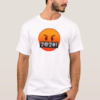 2020 zuigt boze emoji op t-shirt