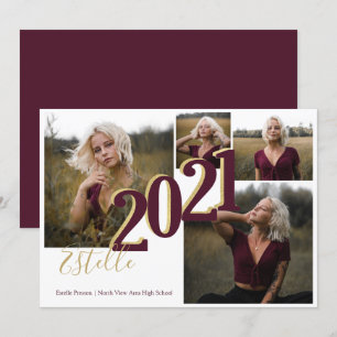 2021 Afstuderen Collage Color Option Kaart