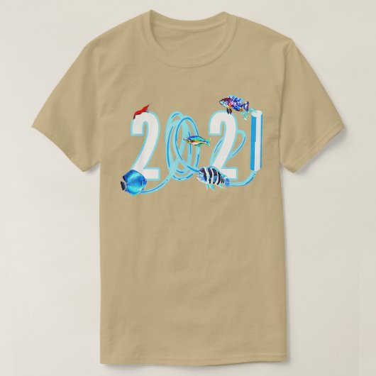 2021 Aquariumvis T-shirt (Design voorkant)