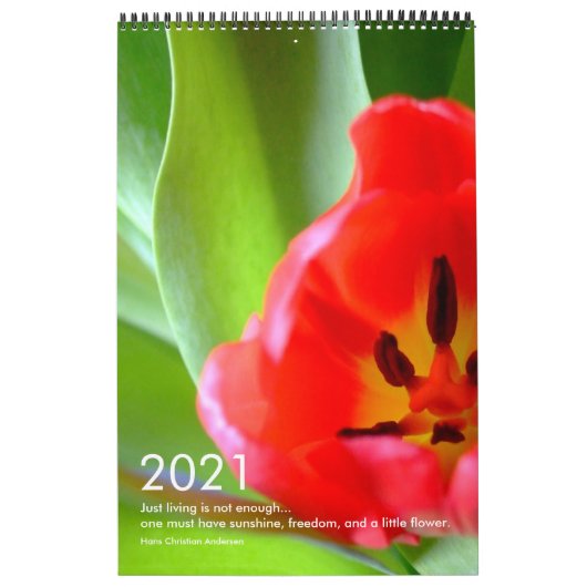 2021 Bloemen Close-up Kalender (Hoes)