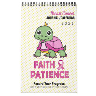 2021 Breast Cancer Recovery Quotes Journal Kalender