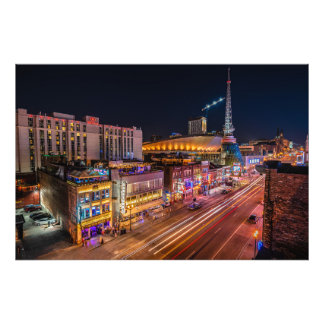2021 Broadway Nashville Tennessee - Foto afdrukken Afdruk