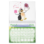 2021 Calendrier Penguin Love (Mar 2026)