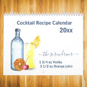 2021 Cocktail Mixed Drink Recipes Alcohol Bar Kalender
