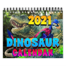 2021 DINOSAUR WERELDKALENDAR: Kinder agenda afdruk