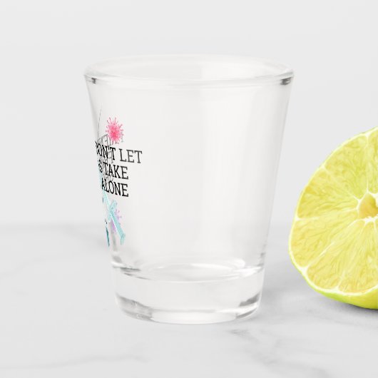 2021 Funny Gezegde Shot Covid Vaccine Shot Glas (Rechts)