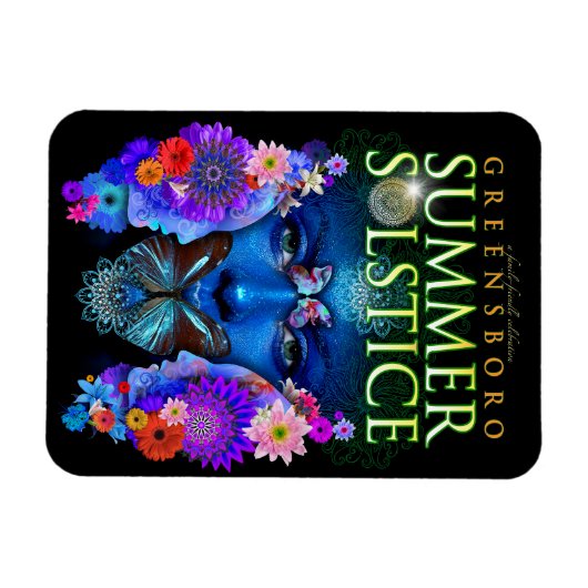 2021 Greensboro Zomerzonnewende Festival Keepsake Magneet (Horizontaal)