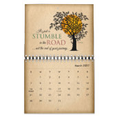 2021 Herstel citeert Inspirerend slogans 12 stappe Kalender (Mar 2027)