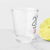 2021 Het jaar van de schoten Grappige COVID Shot Glas (Links)