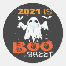 2021 is Boo Sheet Funny Ghost Halloween