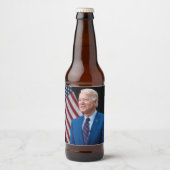 2021 Joe Biden US President Portrait Bier Etiket (Voorkant)