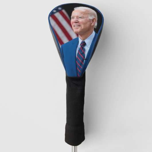 2021 Joe Biden US President Portrait Golfheadcover (Voorkant)
