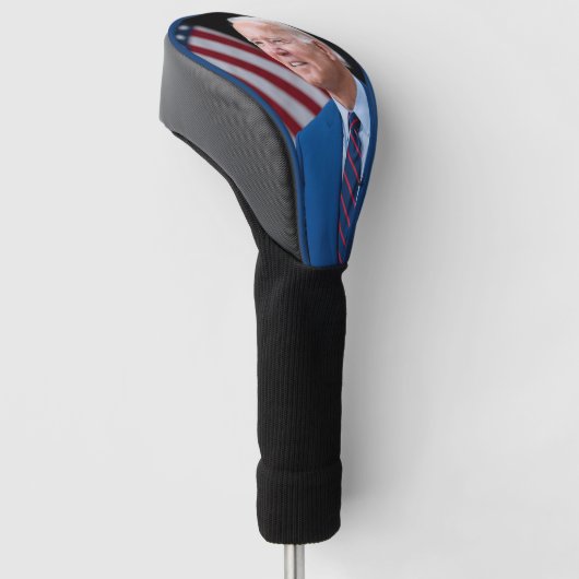 2021 Joe Biden US President Portrait Golfheadcover (Schuin)