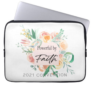 2021 JW-Verdrag - Krachtig door Faith Mok Pocket Laptop Sleeve