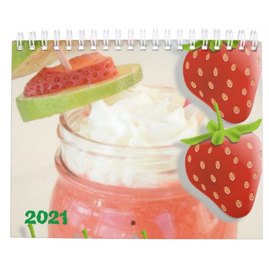 2021 Kalender Aardbei (Achterkant)