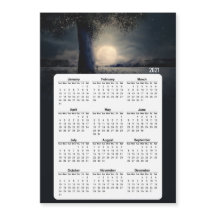 2021 Kalender Magic Tree Volle Maan