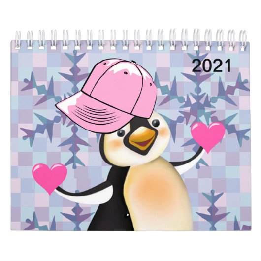 2021 Kalender Pinguïn Liefde (Hoes)