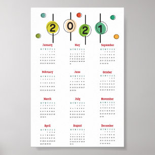 2021 kalenderposter poster