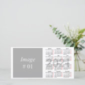 2021 kalendersjabloon bedankkaart (Staand voorkant)