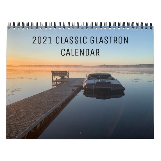 2021 Klassieke Glastron-kalender Kalender (Hoes)