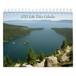 2021 Lake Tahoe Calendar Kalender