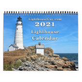 2021 LighthouseGuy.com Calendrier des phares (Protection)