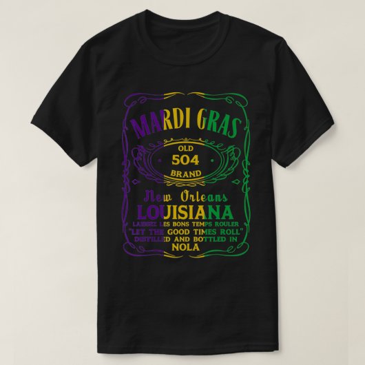 2021 Mardi Gras Costume Mardi Gras 2021 T-shirt (Design voorkant)
