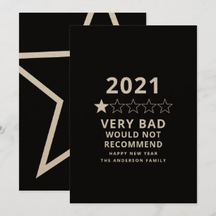 2021 mauvaise année en examen 5 étoiles carte de v