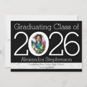 2021 Modern Fotolijst Afstudeercadeau Kaart (Voorkant)