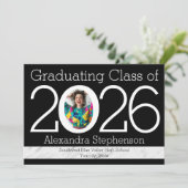 2021 Modern Fotolijst Afstudeercadeau Kaart (Staand voorkant)