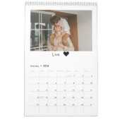 2021 Moderne aangepaste fotoserie is alles Kalender (Jan 2026)