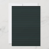 2021 Nieuwjaars Wit Teal Typografie Bedrijfs Event Kaart (Achterkant)