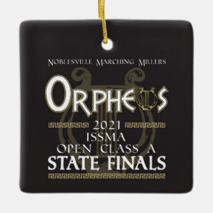 2021 Noblesville Marching Millers - Staatsfinanci Keramisch Ornament