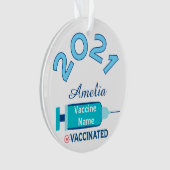 2021 Nom personnalisé Vaccin Noël (devant)