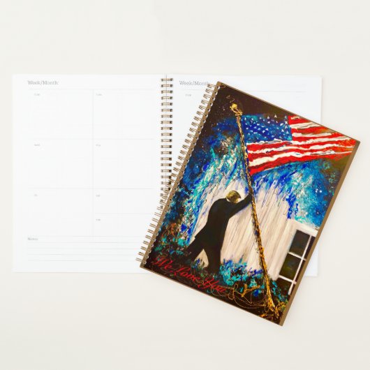 2021 Président Trump Day Planner (Devant avec enveloppe)