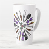 2021 Rassembler T-shirt Design Latte Mug (Angle droit)