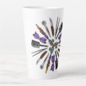2021 Rassembler T-shirt Design Latte Mug (Devant)