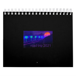 2021 Road Trip Travel Souvenir Camper Hiking Kalender