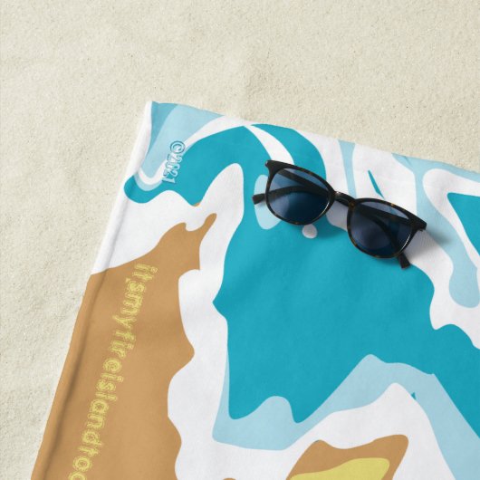 2021- Serviette de plage Power-UP pour vaccin (En situation)