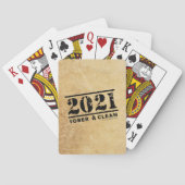 2021 Sober & Clean Recovery Services Pokerkaarten (Achterkant)