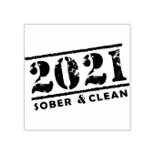 2021 Sober & Clean Recovery Services Rubberstempel (Afrduk)