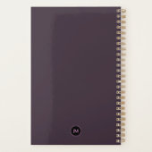 2021 Typografie Iridescent Holographic Confetti Planner (Achterkant)